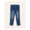 IXAMPLE Girls Denim Jeans With Zip Detail, Blue, IXSGB 63039