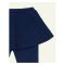 IXAMPLE Girls Fleece Diamond Textured Trouser with Skirt, Navy Blue, IXWBB 63042