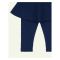 IXAMPLE Girls Fleece Diamond Textured Trouser with Skirt, Navy Blue, IXWBB 63042