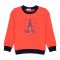 Ixample Boys Rocket Embroidered Sweatshirt, Orange, IXWBSS 65033