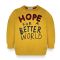 IXAMPLE Boys Hope Embroidered Sweatshirt, Mustard, IXWBSS 650151