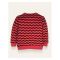 IXAMPLE Girls Zigzag Pattern Sweatshirt, Coral, IXWGSS 74011