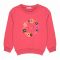 Ixample Girls Floral Printed Sweatshirt, Coral, IXWGSS 74038