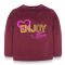 IXAMPLE Girls Black Enjoy Printed Sweatshirt, Maroon, IXWGSS 740151