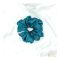 Sandeela Silk/Chiffon Classic Scrunchies Prussian Blue, M03-02-1050