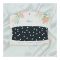 Sandeela Basic Cotton/Linen Headband, Black & White Polka Dots, M12-01-1009