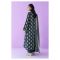 Unstitched 2 Piece Printed Lawn Shirt and Lawn Dupatta, Black, 56219