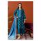 Unstitched 3 Piece Embroidered Khaddar Shirt, Khaddar Pant & Khaddar Dupatta, Teal, 56678