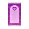 Art Beat Prayer Mat, Violet Hearts, PMM41A