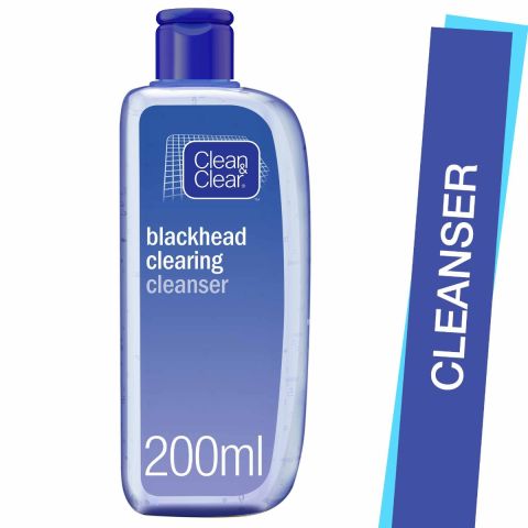 Clean & Clear Blackhead Clearing Cleanser, Oil Free, 200ml