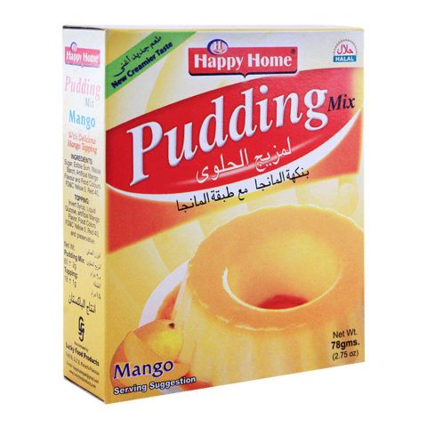HAPPY HOME PUDDING MIX MANGO 78GM