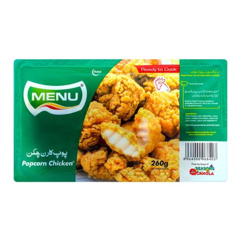 Menu Popcorn Chicken, 260g