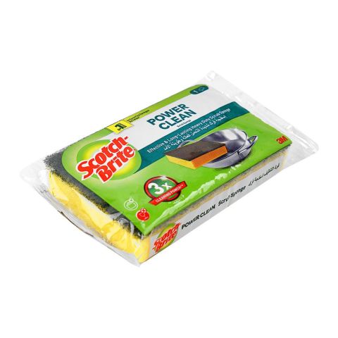 Scotch Brite Power Clean Scrub Sponge, 1-Pack