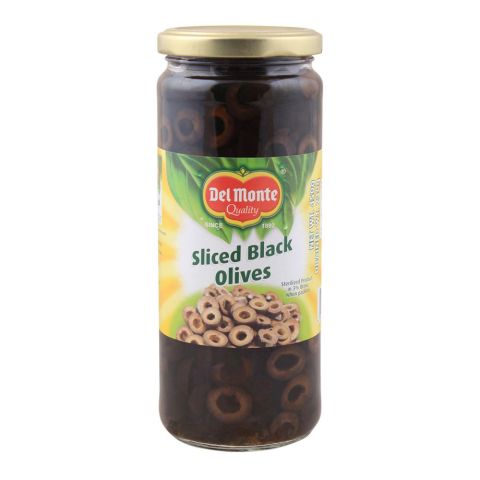 Delmonte Black Olives Sliced 450 GM