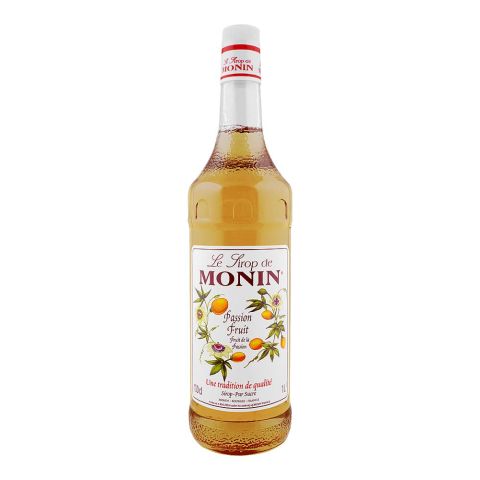 Monin Passion Fruit Syrup, 1 liter