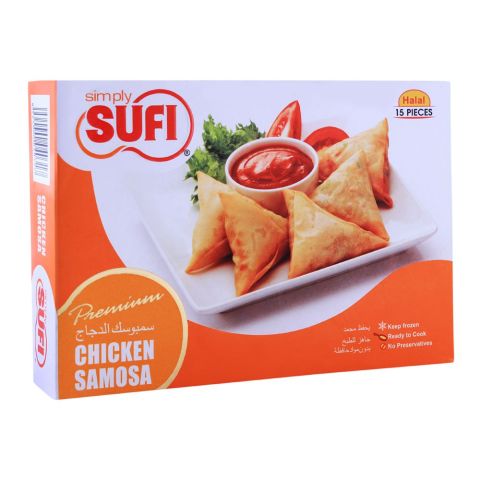 Sufi Chicken Samosa, 15 Pieces, 210gm