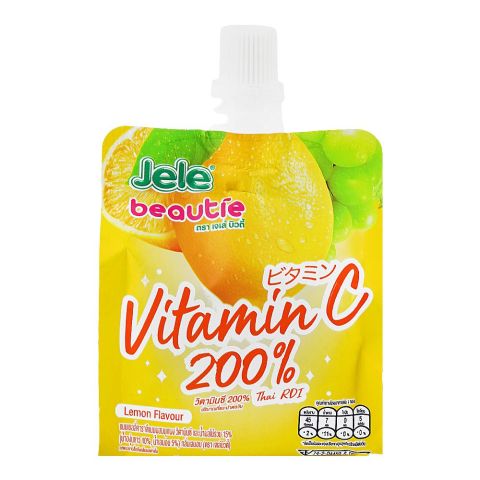 Jele Beautie Lemon Flavour Juice, 140g