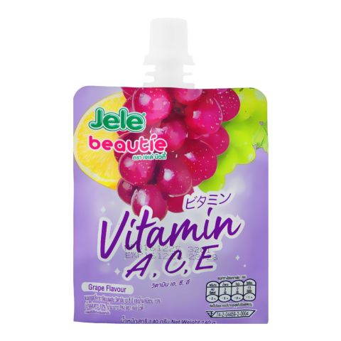 Jele Beautie Grape Flavour Juice, 140g