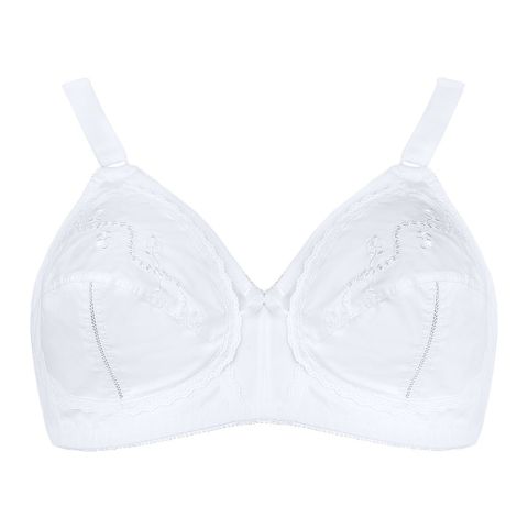 IFG Comfort 15 Cotton Bra, White