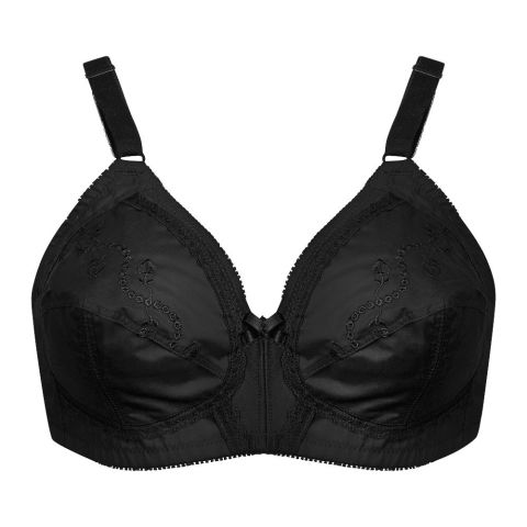 IFG Comfort 15 Cotton Bra, Black