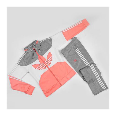 Adidas Men's Track Suit, Large, Pink, 6836