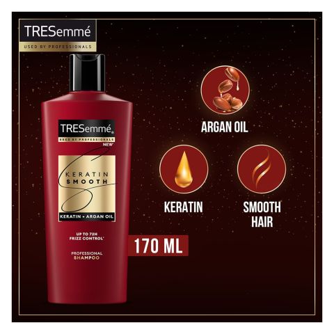 Tresemme Keratin Smooth With Keratin And Argan Oil Pro Collection Shampoo, 170ml