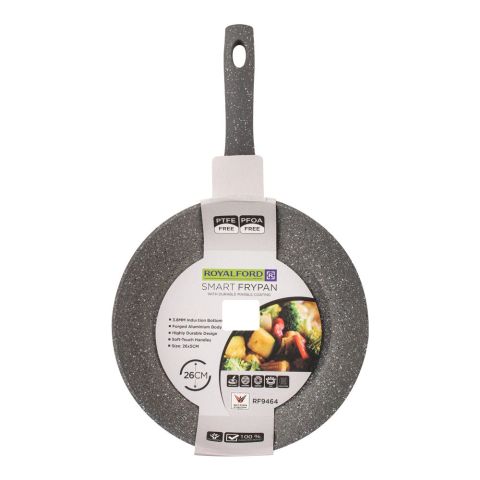Royalford Granite Smart Frypan, 26cm,, Grey, RF9464