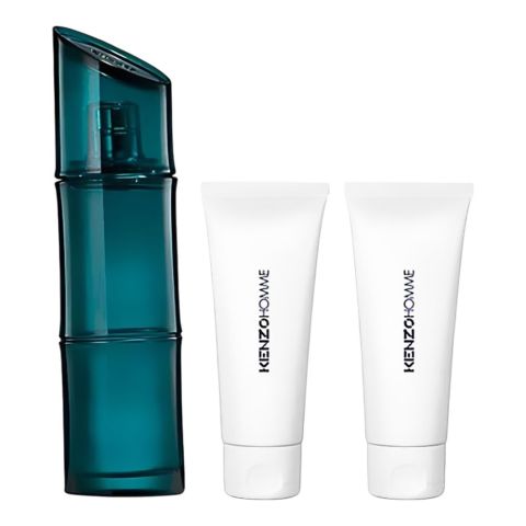 Kenzo Homme Set For Men, Eau De Toilette, 110ml + Shower Gel 2 x 75ml, 3-Pack