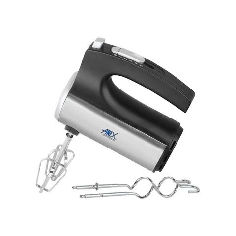 Anex Deluxe Hand Mixer, 250W, Black & Silver, AG-399