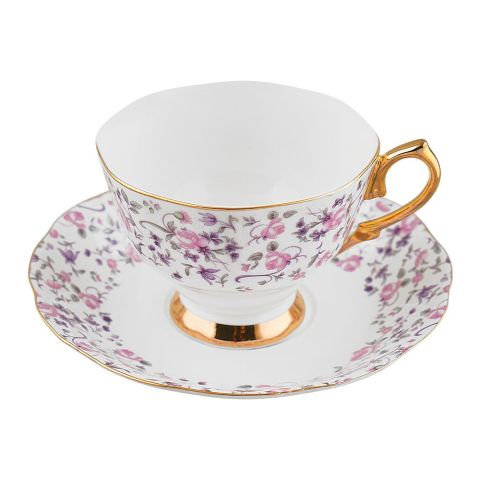 More & More Cup & Saucer Set, 402-F, 12-Pack