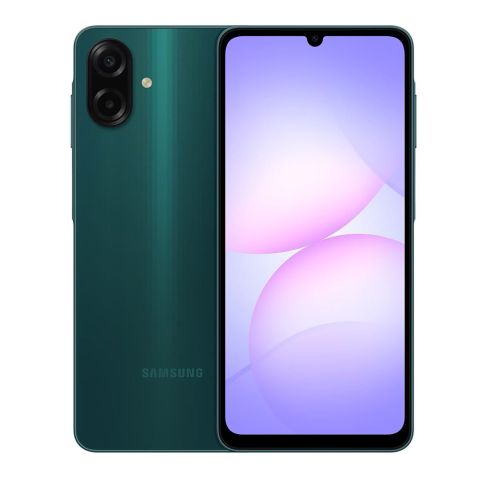 Samsung A07 Smartphone, 6.7 Inches PLS LCD Display, 4 + 128GB, 5000mAh Battery, IP54 Dust Protected & Water Resistant, Green