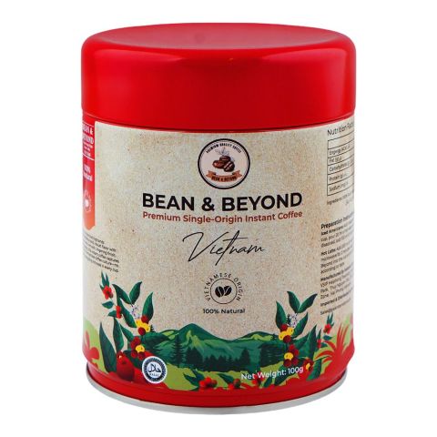 Bean & Beyond Vietnam Coffee, 100g Tin