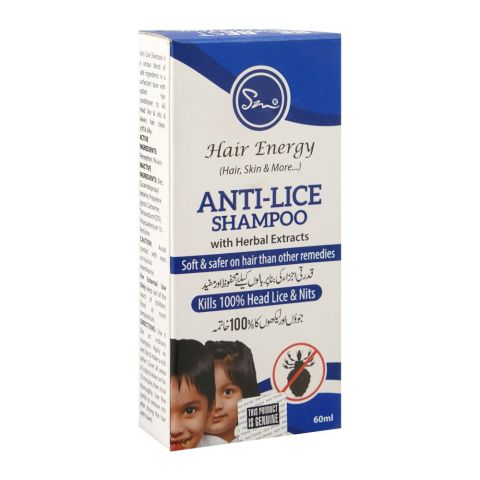 Hair Energy Herbal Extract Anti-Lice Shampoo, 60ml