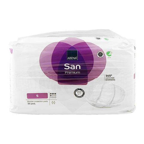 Abena San Premium Bladder Protection Pads, 5, 36-Pack