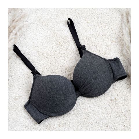 Flourish Women's Foam Bra, Charcoal, 1257
