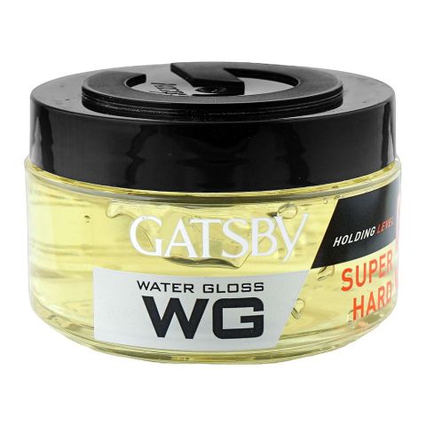 Gatsby Water Gloss Super Super Hard Hair Gel, Hold Level 5, 150g