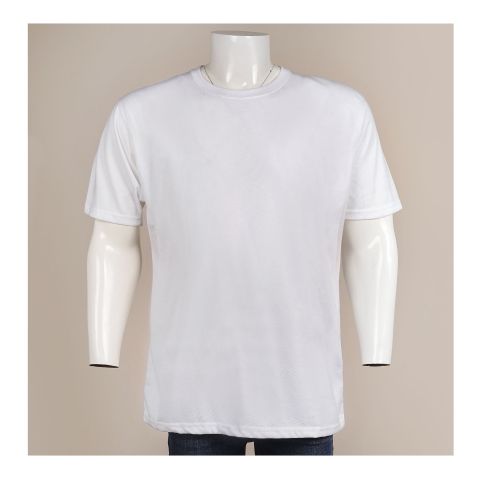 Indus Men's T-Shirt, Cotton, White, 2XL