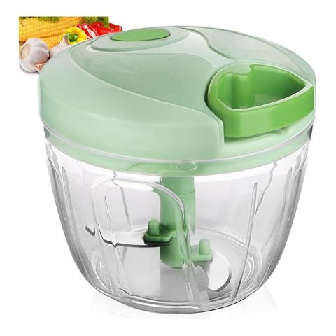 AJF Manual Vegetable Chopper, Green