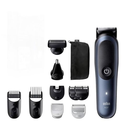 Braun All-in-Series 7 11-In-1 Hair Trimmer, 120 Minutes Run Time, Waterproof, AIO-7540