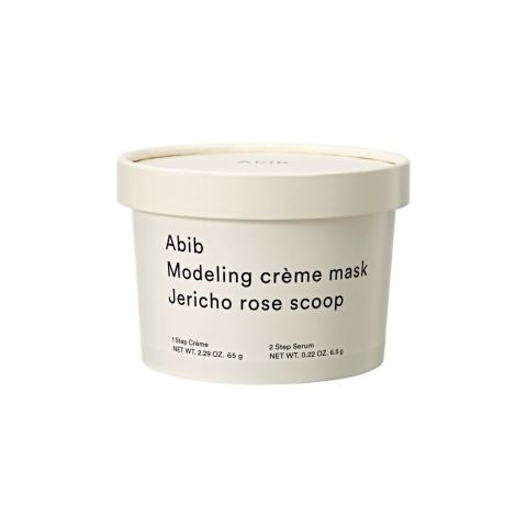 Abib Jericho Rose Modeling Scoop Cream Mask Cream +Serum, Overnight Repair & Hydration Care, Rose Extract, 65g