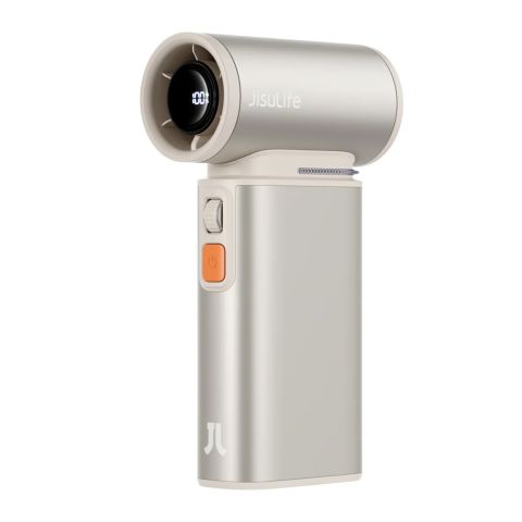 JisuLife Portable Handheld Fan, 9000mAh Battery, 25 Hours Runtime, Ultra1, Light Brown