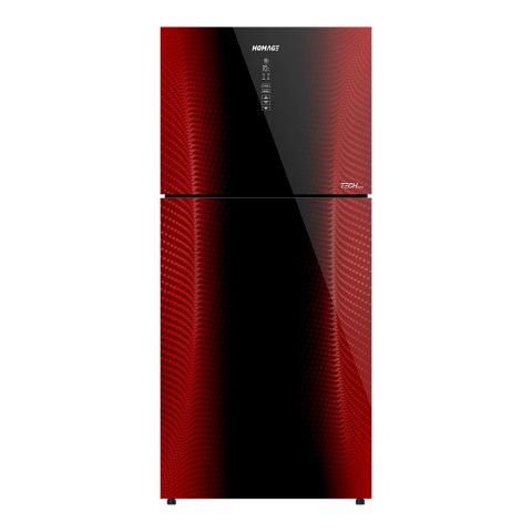 Homage Tech Inverter Series Refrigrator, Wifi Controlled, 110V, 13Cuft, Red, HR-47452