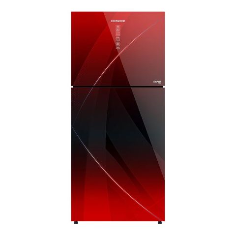 Kenwood Smart Invertor Series Refrigerator, Wifi Controlled, 110V, 13 Cuft, Red, KRF-24557 GD R310