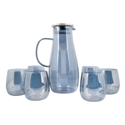 Echou Glassware High Borosilicate Glass Water Set, GPH36-L7HS, 7-Pack