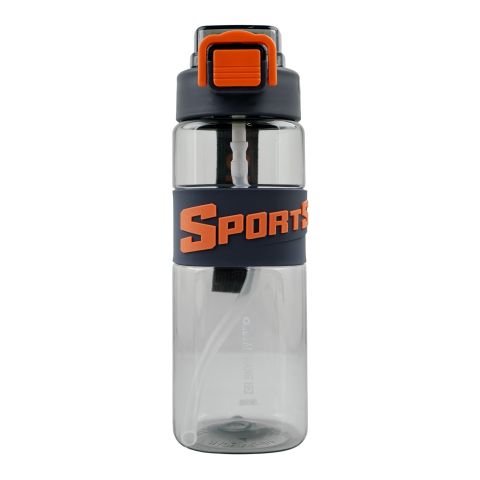 AJF Kids Sports Plastic Water Bottle, 800ml, 15-4, Black