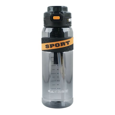 AJF Kids Sports Plastic Water Bottle, 1000ml, 15-5, Black