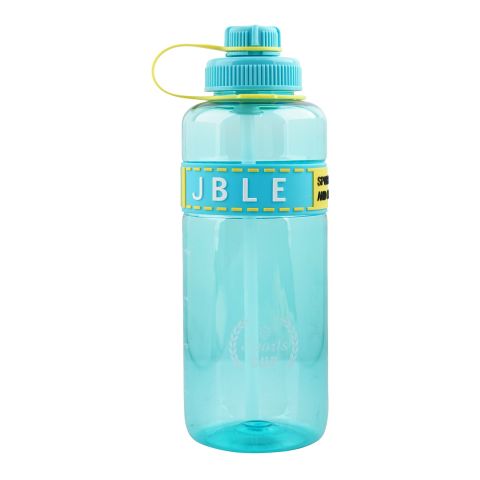 AJF JBLE Plastic Water Bottle, 2 Liters, 15-7, Blue-Yellow