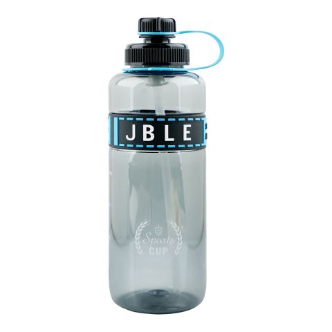 AJF JBLE Plastic Water Bottle, 2 Liters, 15-7, Black-Blue