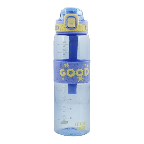 AJF Kids Good Luck Transparent Water Bottle, 900ml, 15-12, Blue