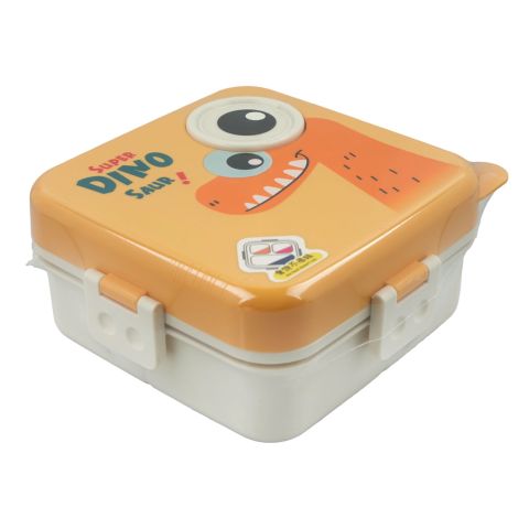 AJF Super Dino-Saur Lunch Box, 15-19, Orange